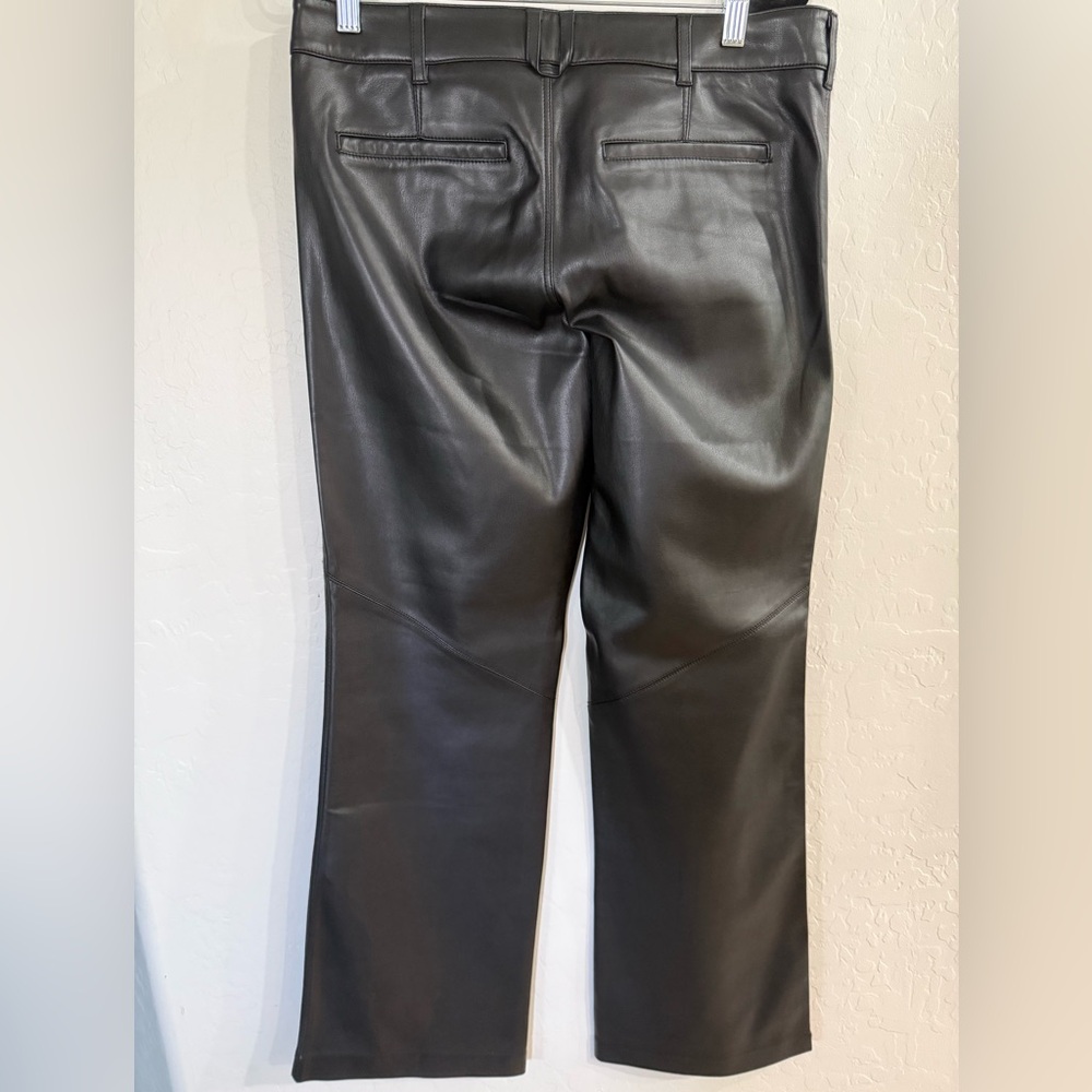 Free People Love Language Vegan Leather 
Low-Rise Pant. - Picture 3 of 4